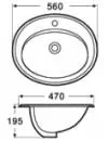 Умывальник Melana MLN-221 icon 2