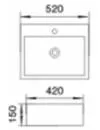 Умывальник Melana MLN-2252 icon 2