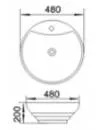 Умывальник Melana MLN-2283B icon 2