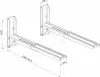 Кронштейн для СВЧ MetalDesign MD-3700 (серебристый) фото 2