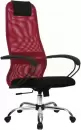 Офисное кресло Metta SU-BP-8 (хром, красный) icon
