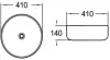 Умывальник Mexen Tina MEX-21144100 icon 2