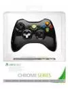 Геймпад Microsoft Xbox 360 Chrome Series Wireless Controller (Black) фото 5