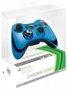 Геймпад Microsoft Xbox 360 Chrome Series Wireless Controller (Blue) фото 4
