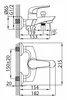 Смеситель Milardo Baffin BA 23209CK MI icon 2