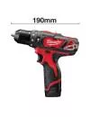 Аккумуляторная дрель-шуруповерт Milwaukee M12 BPD-202C icon 5