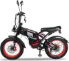 Электровелосипед Minako Apex 2025 (черный/красный) icon 2