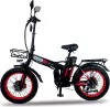 Электровелосипед Minako F10 Dual PRO 2025 (черный/красный) icon 2