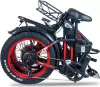 Электровелосипед Minako F10 Dual PRO 2025 (черный/красный) icon 3