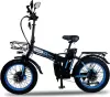 Электровелосипед Minako F10 Dual PRO 2025 (черный/синий) icon 2