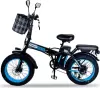 Электровелосипед Minako F10 Lite 2025 (черный/синий) icon 2