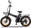 Электровелосипед Minako F10 оранжевые колеса фото 2