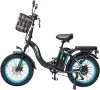 Электровелосипед Minako F11 Lite 20Ач (синий) icon 2