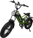 Электровелосипед Minako Fox спицы зеленый 15Ah фото 10