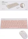 Клавиатура+мышь Miniso 7214 (белый/розовый) фото 2