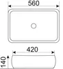 Умывальник Mira MR-5642 icon 2