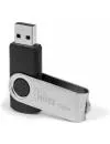USB Flash Mirex Swivel Rubber 32GB (черный/серебристый) фото 2