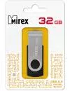 USB Flash Mirex Swivel Rubber 32GB (черный/серебристый) фото 5