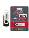 USB-флэш накопитель Mirex SWIVEL RUBBER BLACK 4GB (13600-FMURUS04) фото 2