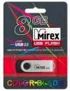 USB-флэш накопитель Mirex SWIVEL RUBBER BLACK 8GB (13600-FMURUS08) фото 2