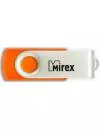 USB-флэш накопитель Mirex SWIVEL RUBBER ORANGE 128GB (13600-FMURS128) icon