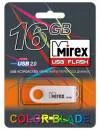 USB-флэш накопитель Mirex SWIVEL RUBBER ORANGE 16GB (13600-FMURSO16) фото 2