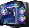 Корпус MODECOM Volcano Panorama Apex ARGB 7F Midi (темно-серый) icon