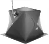 Палатка-баня MORZH Куб XL Light с внутренним тентом (черный) icon 4