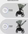 Детская универсальная коляска MOWbaby Amber 3 в 1 / MB068 (оливковый) icon 11