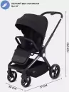 Детская прогулочная коляска MOWbaby Finch MB105 (черный) icon 2