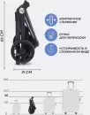 Детская прогулочная коляска MOWbaby Finch MB105 (черный) icon 5