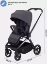 Детская прогулочная коляска MOWbaby Finch MB105 (графит) icon 2