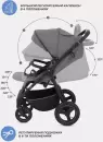 Детская прогулочная коляска MOWbaby Nimbus Air / MB104 (серый) icon 8