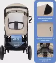 Прогулочная коляска MOWbaby Trail 2025 MB090 (бежевый) фото 3