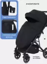 Детская прогулочная коляска MOWbaby Turbo 2.0 MB021 (черный) icon 4