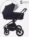 Детская универсальная коляска MOWbaby Zoom Light 2 в 1 / RA086 (Black) icon 4