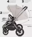 Детская универсальная коляска MOWbaby Zoom PU 2 в 1 / RA086 (Milky) icon 2