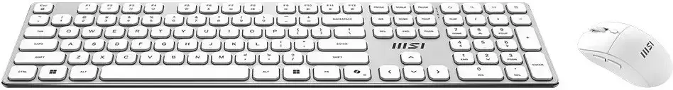 Офисный набор MSI Forge K210 Wireless Combo White фото 5