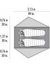 Палатка MSR FreeLite 2 (серый/красный) фото 5