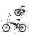 Электровелосипед MYATU Engwe F0320 (черный/серебристый) фото 2