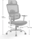 Офисное кресло myroo Office Grace MC094A-GG (grey/grey) icon 7