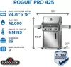 Гриль Napoleon Rogue PRO 425 с ИК горелкой фото 4