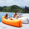 Надувной матрас для плавания Naturehike 20FCD Double Portable Air Sofa With Pillow NH20FCD06 (оранжевый) фото 4