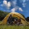 Треккинговая палатка Naturehike P-Series 3 NH18Z033-P (темно-зеленый) фото 7