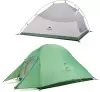Треккинговая палатка Naturehike Сloud up NH18T010-T 20D 6927595765678 (зеленый) фото 2