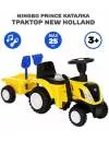 Каталка Ningbo Prince Трактор New Holland 658 (желтый) фото 8