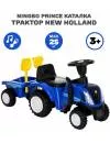 Каталка Ningbo Prince Трактор New Holland 658 (синий) фото 8
