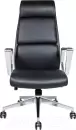 Кресло офисное Norden Лондон Люкс ZR8637H-408 (хром /черная экокожа) icon 2