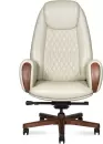 Кресло офисное Norden Verdi F183-3 (кожа, слоновая кость) icon 3
