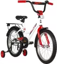 Детский велосипед Novatrack Astra 18 2022 183ASTRA.WT22 (белый/красный) фото 2